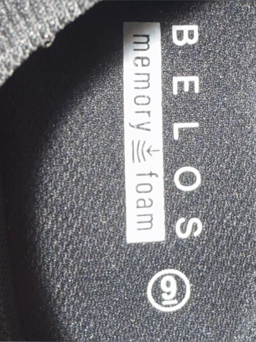 ellos Black Knit Slip-On Sneakers with Sparkle - Picture 4 of 7